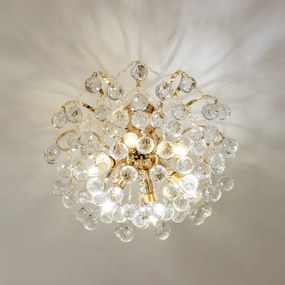 Brilagi - Felületre szerelhető csillár CRYSTAL 6xE14/60W/230V arany