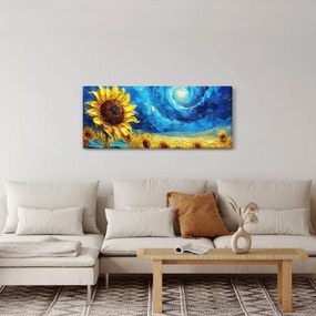 Kép - Festés napraforgó (120x50 cm)