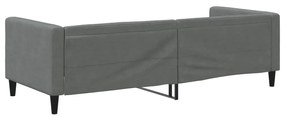 szürke szövet kanapéágy keret 80 x 200 cm