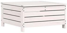 vidaXL fehér tömör fenyőfa kerti lábtartó 62 x 63,5 x 32 cm