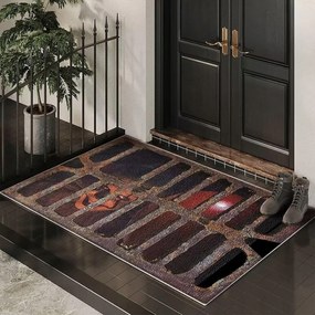 Lábtörlő Halloween Ajtóhoz 3D Dekoratív Szőnyeg Ijesztő Bohóc