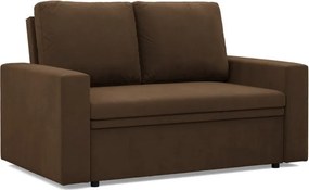 Zeus kanapé, szövet anyag, hab töltet, egyenes kartámasz, barna