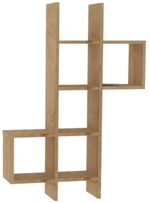 Fali polc KENO 125x79 cm barna