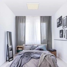 Briloner 7078-416 STAR SKY LED mennyezeti lámpa 21W, 28x28 cm, fehér