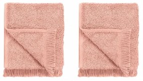 Rózsaszín pamut törölköző szett 2 db-os 30x50 cm FRINO – Blomus