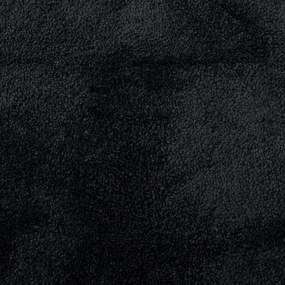 OVIEDO fekete rövid szálú szőnyeg 200 x 200 cm
