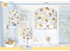 Dalber 41579T - Gyerek fali lámpa BABY TEDDY 1xE27/15W/230V kék