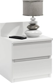 Éjjeliszekrény N2 Fésülködőasztal Komód Éjjeli Asztal Fehér