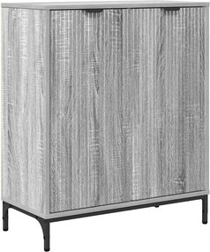 vidaXL Széf Szürke Sonoma 69,5 x 33 x 82 cm Faanyag