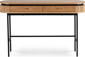 Toalettasztal bordázott kivitelben, tölgy színben BECK