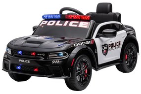 Elektromos Dodge rendőrautó fekete