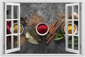 Poszterek 90x60 Fűszer triptichon Hot