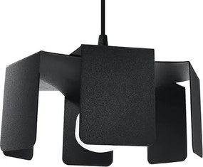 SOLLUX SL-0667 TULIP Modern Led Függesztett Lámpa Fekete E27 IP20