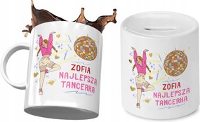 Zsófinak Bögre Ajándék persely szett fényképes nyomtatással