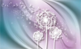 Fotótapéta Pitypangok pasztell színekben finom motívum 400x280 +ragasztó