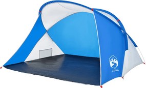 vidaXL 2 személyes azúrkék vízálló felugró strandsátor