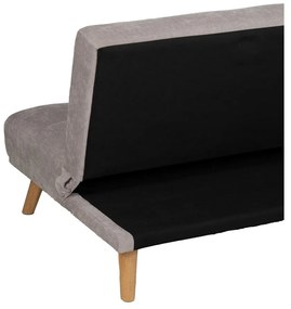 Világosszürke zsenília kinyitható kanapé 178 cm – Ixia