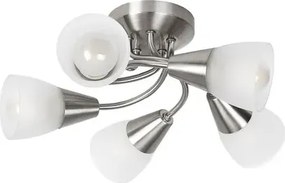 Rabalux beltéri mennyezeti lámpa e14 5x40w szatin króm connor