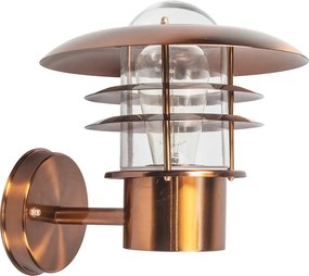Vintage kültéri fali lámpa réz IP44 - Prato