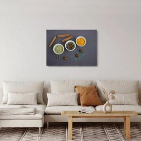Kép - fűszerek (üvegen) (70x50 cm)