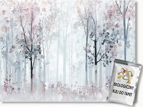 Fotótapéta Flizelina Tájkép Erdő Fák Köd Mese Varázslatok 416x290 ragasztó