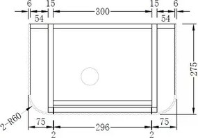 AREZZO design SORELLA 40 cm-es solid surface mosdó, fehér