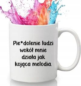 Bögre Fehér 330 ml Kerámia Ajándék Vicces Kütyü Pie*doláció Körül