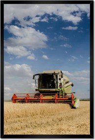 Poszterek keretben 40x60 Kombájn az aratás során