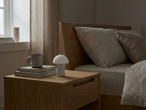 LED asztali lámpa FUNGHI 11,2 cm, fehér