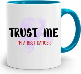 Táncosnőnek Kék Bögre Születésnapi Ajándék fényképes nyomtatással