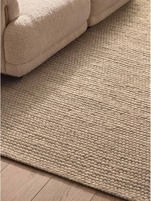 Bézs kézi szövésű gyapjú szőnyeg 120x170 cm Richmond Diana – Ted Baker