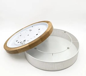 Brilagi - BELLADONNA LED mennyezeti lámpa, LED/36W/230V, átm. 50 cm, fehér/tölgy