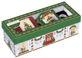 Karácsonyi porcelán bögre 2 db szett 300 ml díszdobozban Festive Avenue