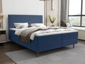 Egyszemélyes ágy 120 cm Napoli Bonell (kék) (ágyráccsal, tárolóhellyel). Akció -16%. 1082434