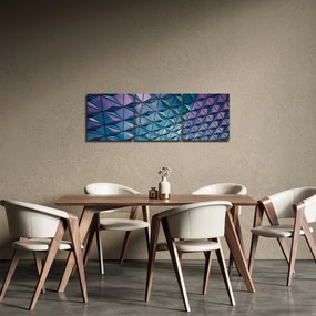 Kép-szín struktúra (órával) (90x30 cm)