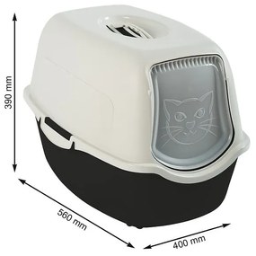 Macskatoalett 56x40 cm Eco Bailey - Rotho