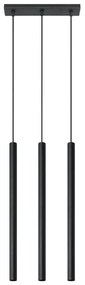 Fideus fekete függőlámpa, hosszúság 30 cm - Sollux