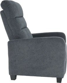 Relaxáló fotel, szürke, TURNER