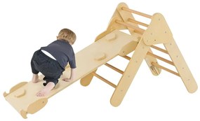 3 részes fa mászóka szett