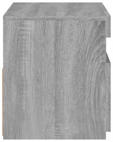 szürke sonoma színű TV-szekrény LED-ekkel 60 x 35 x 40 cm