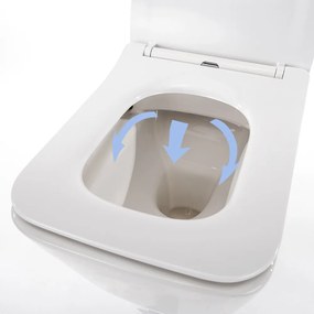 Tina fali rimless WC