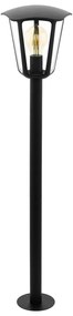 Eglo 98123 Monreale kültéri állólámpa, fekete, E27 foglalattal, max. 1x60W, IP44