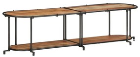 tömör akácfa TV-szekrény 160 x 42 x 40 cm