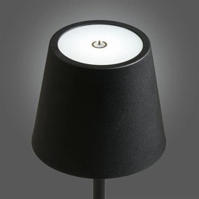 Fekete LED asztali lámpa (magasság 37 cm) Bradford – House Nordic