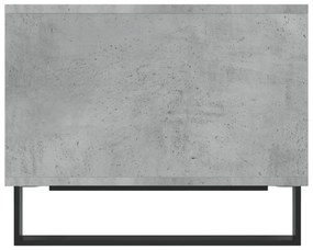 betonszürke szerelt fa dohányzóasztal 60 x 50 x 40 cm