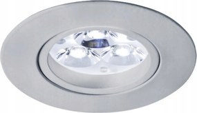 Bpm Süllyesztett lámpatest Aluminio Plata szatén nikkel 1x50W, 12V 4883 5004.19