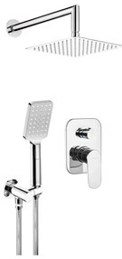 Deante NAC_09LP - ALPINIA falba süllyesztett csaptelepes zuhanyszett, fényes króm