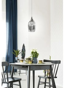 Csillár zsinóron MARINA 1xE27/60W/230V króm