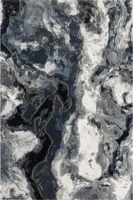 Modern Szőnyeg Márvány Kék Szürke Szoba Argent 133x190 cm