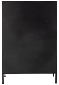 Fekete-barna fém komód 60,5x92x33,5 cm Matteo – Bloomingville